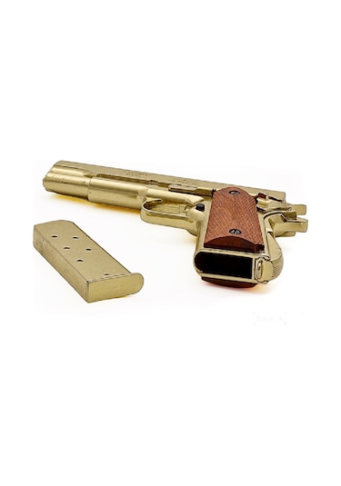 Denix Gold Automatic. 45 Pistol M1911a1, Usa 1911 Wwı & Iı