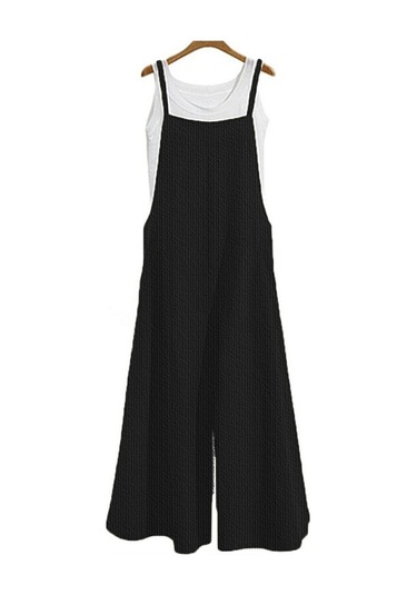 Günlük Askılı Bol Kesim Yazlık Kadın Tulum 001