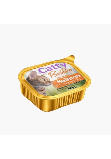 Catty Bistro Mousse Somonlu Yetişkin Kedi Konservesi 40 Gr