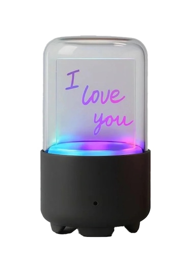 Eıma Ems-77 Led Mesaj Yazılabilir Bluetooth Mini Hoparlör Writing Mini Speaker