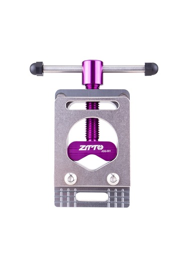 Samdoo Bisiklet Boru Kesim Aleti, 10-40mm Ayarlanabilir, Karbon Fiber/metal Borular İçin, Ön Çatal/vurgu Çubuğu/seatpost Uyumlu, Mor Mor