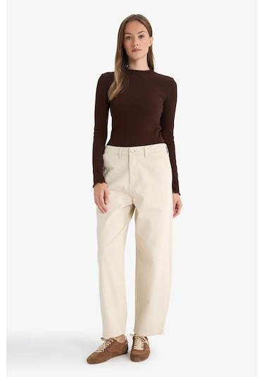 Defacto Fitilli Kaşkorse Uzun Kollu Tunik E9540ax25wnbn66 Kahve Defacto Fitilli Kaşkorse Uzun Kollu Tunik E9540ax25wnbn66 Kahve