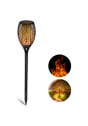 Dofolink Güneş Enerjili Alev Işığı, 51 Led, Ip65 Su Geçirmez, Bahçe Ve Sokak Dekorasyonu, Kolay Kurulum, Dış Mekan Aydınlatması 1 Adet Diğer