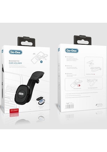 Go Des GD-HD657 Magnetik Araç Telefon Tutucu - ZORE-221171