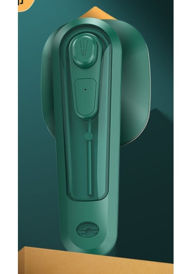 Hombey Minik El Tipi Ütü 1000w - Yüksek Sıcaklıklı Buhar İle Ütüleme, Dezenfeksiyon Ve Temizleme Fonksiyonu - Taşınabilir Abs Malzeme 100ml Su Tankı Yeşil