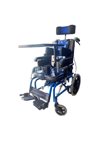 Fuhassan FH04b Pediatrik Refakatçi Kontrol Yemek Masalı Manuel Tekerlekli Sandalye