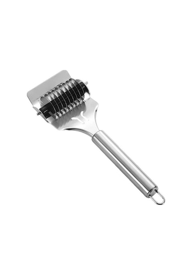 Çelik 9 Tekerlekli Erişte Ve Makarna Hamur Kesme Ruleti Cin786