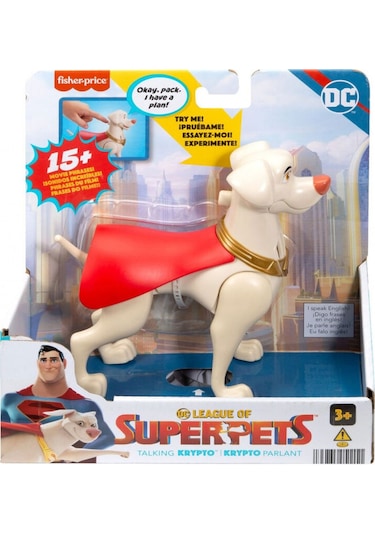 Imaginext DC League of Super Sesli Figürler Krypto HJF28-HJF30
