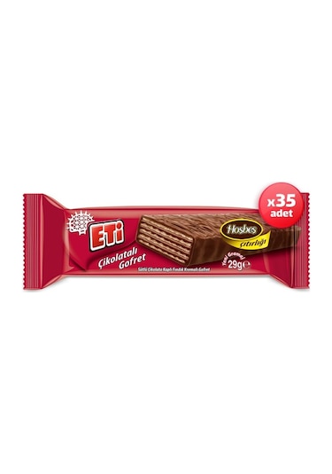 Sütlü Çikolatalı Gofret 29 G X 35 Adet