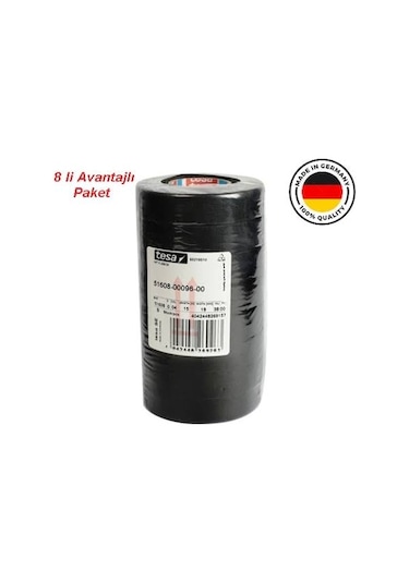 Tesa 51608 Tüylü Bez Bant 8Li Paket 19Mmx15 Metre Tesa Bez Bant 51608 8 Li Paket