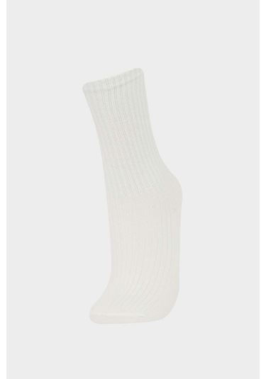 Defacto Kız Çocuk 3lü Pamuklu Uzun Çorap F7212a8nskr1 ÇoK Renkli