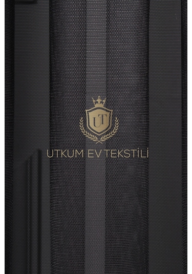 Siyah Grek Tül Perde Petek Zemin