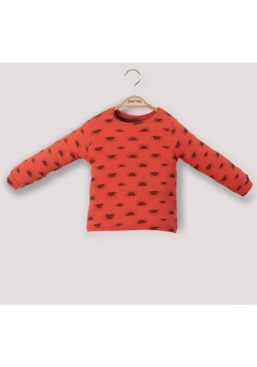 Baskılı Fitilli Çocuk Alt Üst Takım 001