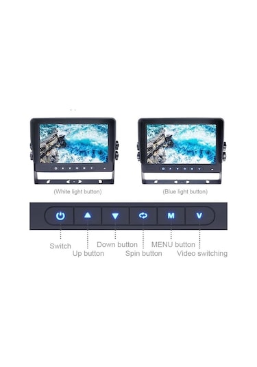 Betoptek Btm710 Ticari Araç Ekranlı 3 Lü Kamera Sistemi