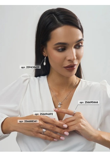 Fly Jewelry 925 Ayar Gümüş Yüzük 256690444 Gri