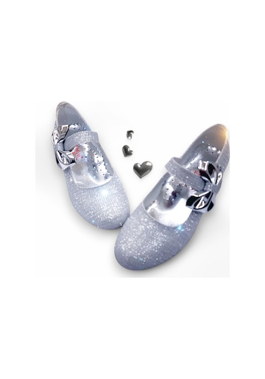 Beebron Ortopedik Topuklu Abiye Kız Çocuk Ayakkabı Shining Series Abiayk2401 Simli Gümüş Gümüş - Simli Beebron Ortopedik Topuklu Abiye Kız Çocuk Ayakkabı Shining Series Abiayk2401 Simli Gümüş Gümüş - Simli