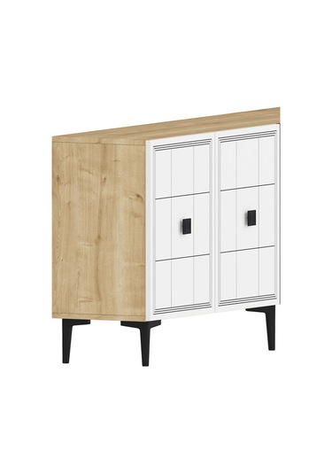 Ka1802db - Yuka Konsol, Tv Sehpası Safirmeşe-beyaz 180cm Safirmeşe-beyaz