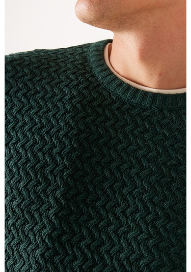 Wrangler Erkek Kazak W232580300 Yeşil Yeşil