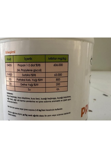 Propylen Xt 500 Gram Yeni Nesil Enerji Regülatörü