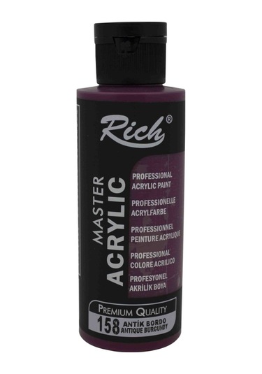 Rich Master Akrilik Boya 120 Cc Antik Bordo 0000 Naturel