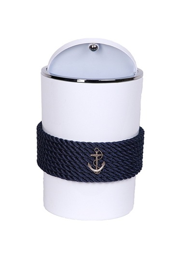 Beyaz Çöp Kovası | Lacivert