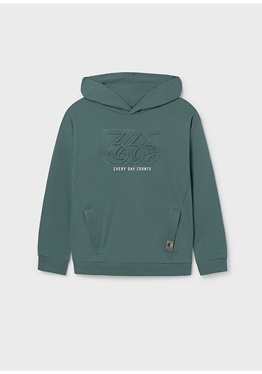 Mayoral Yeşil Erkek Çocuk Kapüşonlu Sweatshirt 7401 Yeşil