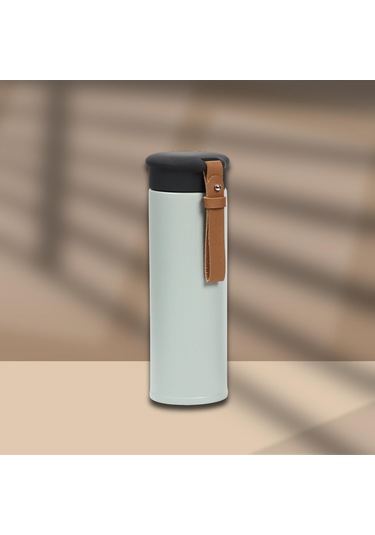 600 Ml Paslanmaz Çelik Termos, Çift Katmanlı, Sızdırmaz Kapaklı Mint