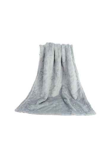 Gri Faydalı Polar Battaniyeler Kanepe İçin Ekstra Rahat Evrensel Kalın Polar Battaniye Malzemeleri 70x100cm