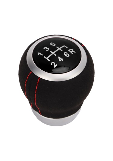 Reedark Subaru Araçları İçin 6 Vites Örgücü Kolu Kapağı - Deri Dokulu Ergonomik Tasarım - Pvc+abs Malzeme - Siyah Kapağı