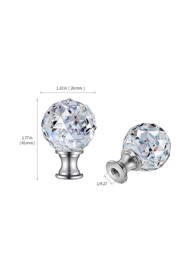 Homyl Lamba Finial Cap Topuzu Finials Caps Topper Yatak Stil-a