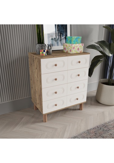 Dova 4 Çekmeceli Şifonyer - Mdf Kapak Aytaşı