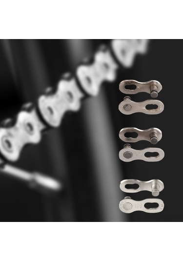 Reedark Bisiklet Zinciri Bağlantı Kolu - 6-10 Vites Uyumlu, Dayanıklı Paslanmaz Çelik, Kolay Montaj, Bisiklet Ekipmanı 1 Çift