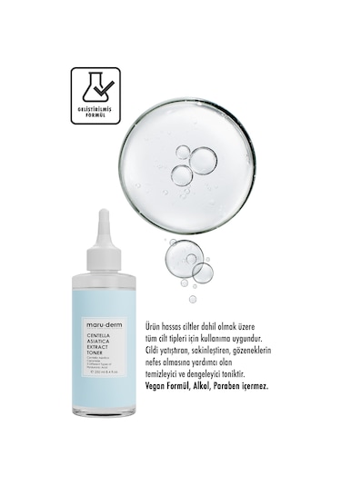 Maruderm Centella Asiatica Yatıştırıcı & Ceramide Nemlendirici Tonik 250 ML