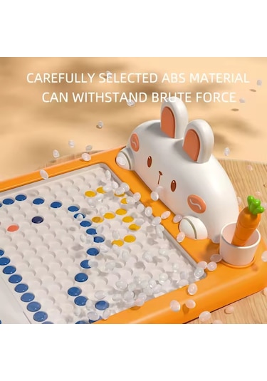 Tineke Manyetik Kodlama Oyuncağı Çizim Tahtasında Boncuk Havuç