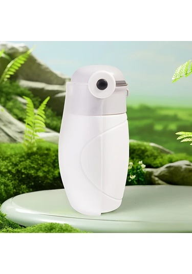 Willowhaven Beyaz Büyük Boy Taşınabilir Köpek Kedi Tavşan Seyahat Su Şişesi Sızdırmaz Kayış