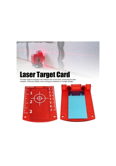 Maiyame Lazer Seviye Manyetik Hedef Kızılötesi Duvar Montajlı Reflektör 2 Adet