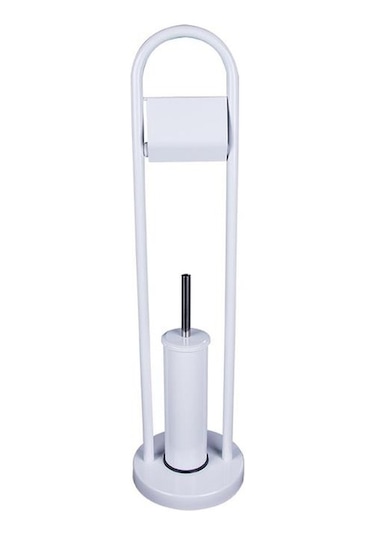 Maxiflow Ayaklı Wc Fırçalık Set Beyaz 75 Cm