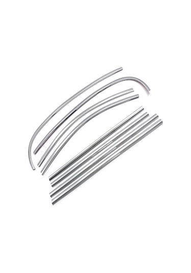 S-Dizayn  Renault Fluence Krom Cam Çerçeve Seti 8 Prç 2010 Üzeri