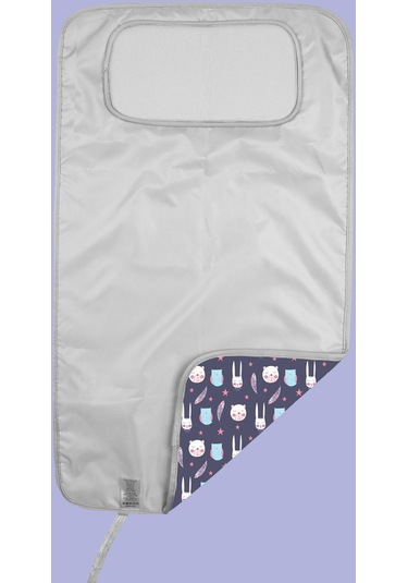 Anne Bebek Bakım Örtüsü Alez Yenidoğan Alt Açma Değiştirme Purple Organizer Pedi Minderi ÇiftTaraflı