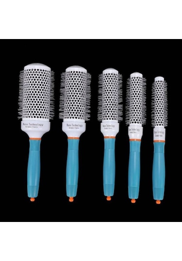 Seramik İyon Saç Tarağı Salon Saç Fırçası Saç Şekillendirici Hairush 53