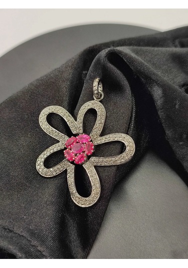 Allahverdi Türkmen Yakut Elmas Kolye Ucu 223