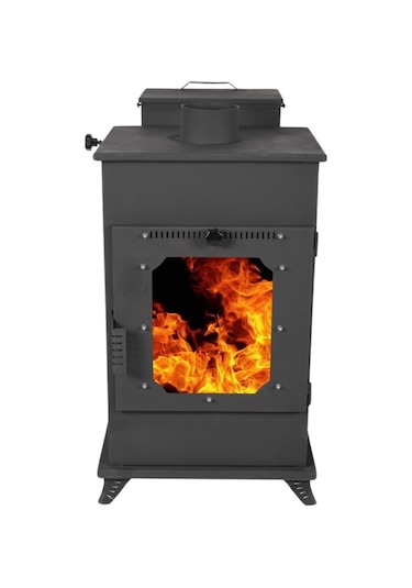 Etinova M004 Mini Şömine Pelet Sobası Fırınsız