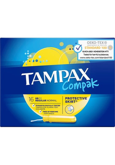 Tampax Compak Regular Tampon 16'lı