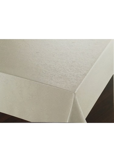 Pvc Astarlı Muşamba Masa Örtüsü 114-Beyaz