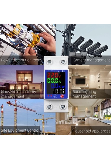Novahub Akıllı Wifi Devre Kesici, Sızdırma/aşırı Akım/voltaj Korumalı, Uzaktan Kontrol, Alexa/google Asistan Uyumlu, Çok Renkli Çok Renkli