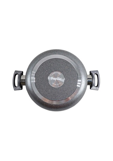 Papilla Fred Granit 7 Parça Gri Kırçıllı Tencere Seti