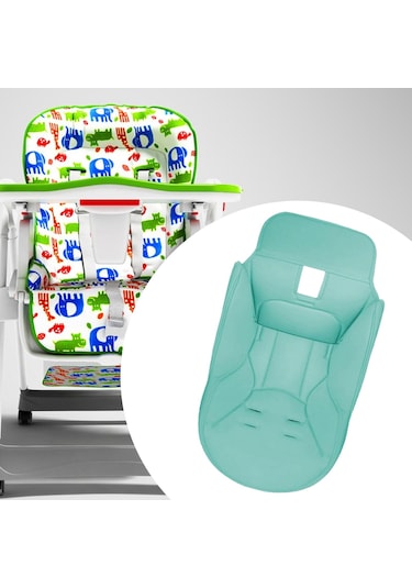 Suntek Bebek Yemek Sandalyesi Örtüsü Pu Deri Yeşil