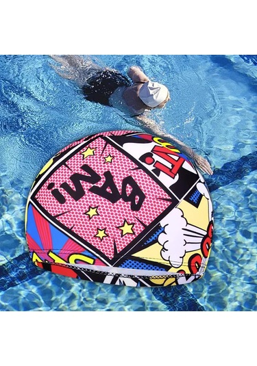 Suntek Su Sporları Sörf Uzun Ve Kısa Saçlar Için Çiçek Pembe