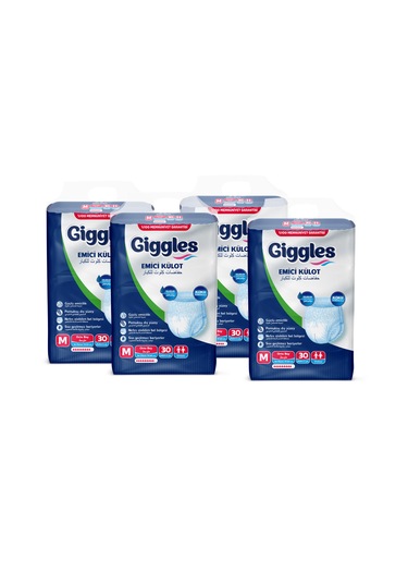 Giggles Emici Külot Yetişkin Hasta Bezi M 4 x 30'lu