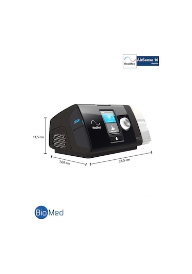 Resmed Airsense 10 Autoset+Nem+Airfit P10+Isıtıcılı Hortum